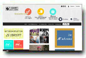 screenshot de www.myteeshirtletter.fr